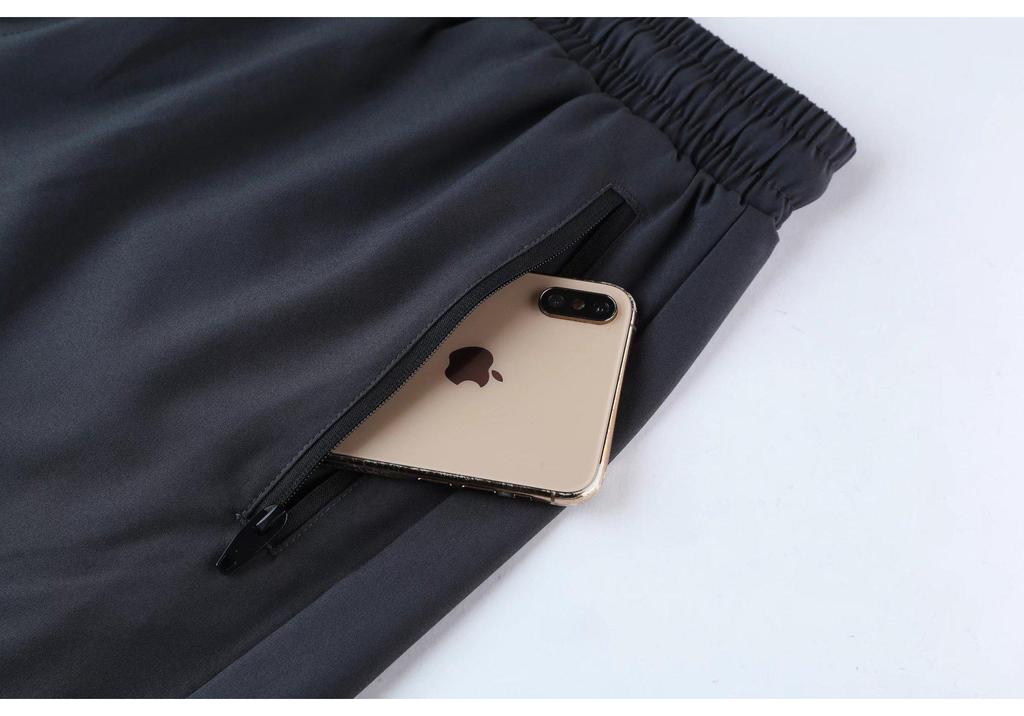 Men's Quick-Dry Joggers: Summer Ice Feel Running & Fitness Pants