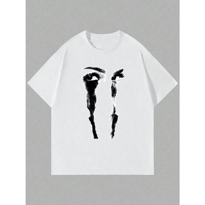 Camiseta Unisex con Gráfico de Figura Gótica para Hombre Mujer Marca de Lujo Moda Talla Grande Top Manga Corta Ropa de Calle Camiseta Clásica S-4XL