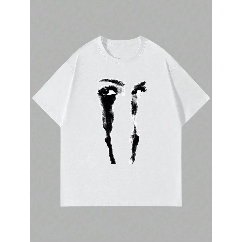 Goth Figure Graphic Unisex Men Women  T-shirt Luxury Brand Fashion Big Size Top Short Sleeve Streetwear Classic Tee S-4XL