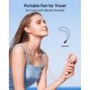 SWEETFULL Mini Portable Fan - Rechargeable Handheld Fan, 3 Speeds Personal Small Hand Gifts for Travel Essentials, Lash, Makeup, Eyelash, Kids,
