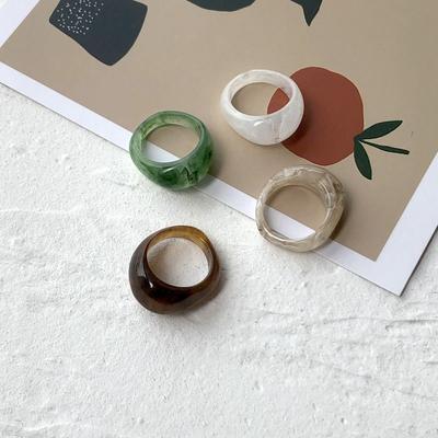 Harzring Acryl Party Exquisiter Schmuck Retro Vintage Damen Einheitsgröße Mode