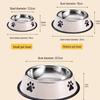 Spill-Proof Stainless Steel Pet Bowl: Non-Slip, Dual-Use for Cats & Dogs – Available In Small, Medium, Large