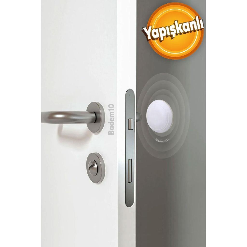 Adhesive Door Handle Stopper (white) Buffer Door Wall Back Stop Stopper Holder Holder