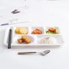 Melamine 6-Compartment Divided Meal Tray