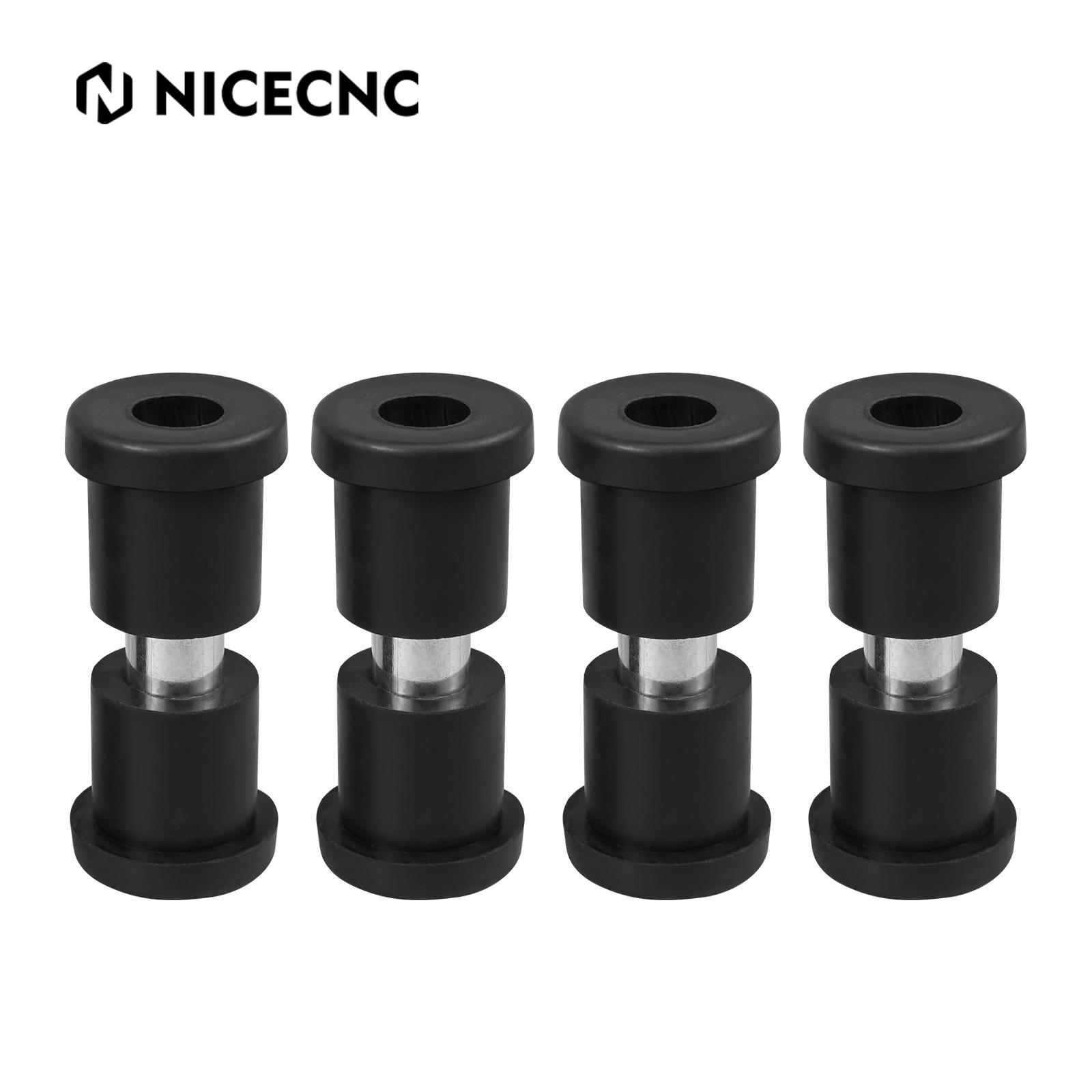 NICECNC For EZGO Medalist TXT Gas and Electric Golf Cart Rear Leaf Spring Bushing Sleeve Kit 1994 High Quality Rubber Bushing чёрный