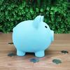 Cartoon Pig Vinyl Piggy Bank, Shatterproof Coin Cash Storage Container, Children Money Saving Box Decoration, Girls for Boys Girls