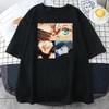 Sommar Herr T-shirt Jujutsu Kaisen Grafiskt Tryck Mode Harajuku 2024 Kläder Orsak och Verkan Dam Y2K Toppar T-shirt