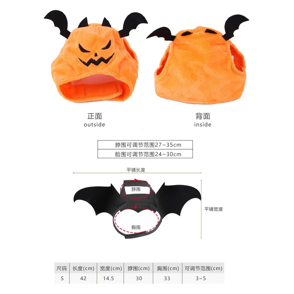 Halloween dog costumes funny vampire cat transformation costumes creative dog dress up clothes pet costumes
