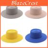 Summer Candy Color Straw Hat With Wide Brim For Beach And Vacation Use