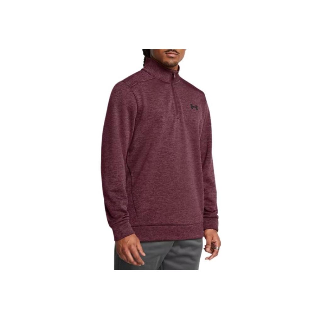 Under Armour Armour Fleece Twist Casual Fashion Logo Long Sleeve T-Shirt Men Tops Red 1373359-600