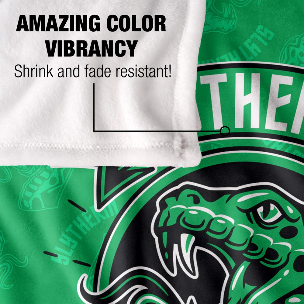Harry Potter Ambition, Cunning, Pride Slytherin Blanket