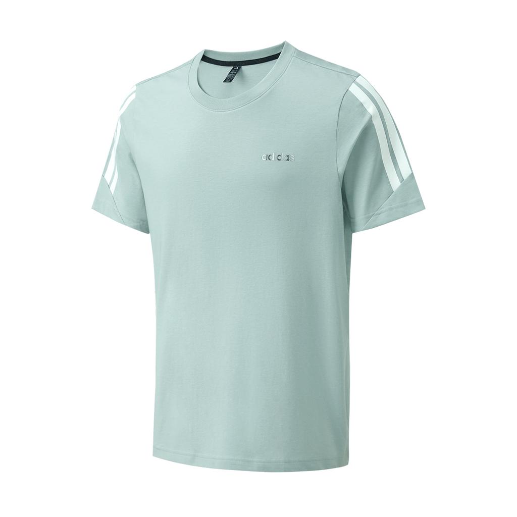 Adidas M SJ 3S Tee Striped Minimalist Round Neck Pullover Short Sleeve T-Shirt Unisex Tops KQ5325
