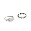 2021 Retro Thai Silver S925 Rhombus Women's Open Ring - Trendy Hong Kong Style