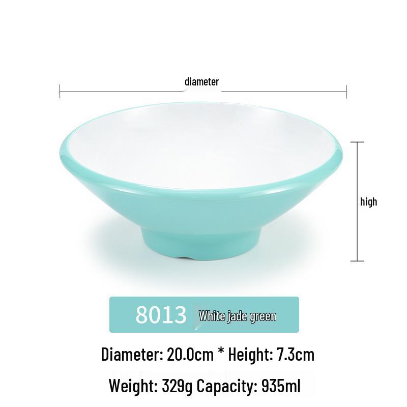 Melamine Noodle Bowl for Noodle Restaurants: Ideal for Luosifen, Malatang, Rice Noodles, and Chongqing Xiaomian