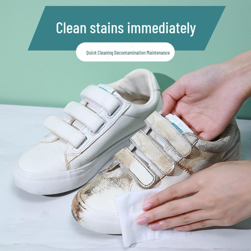 Douyin White Shoe Cleaning Wipes - Sneaker & Sports Shoe Stain Remover