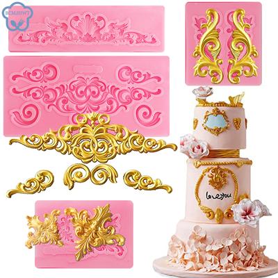 8pcs Flower Silicone Mold Sugar Paste 3d Diy Fondant Cake Decor Tool Chocolate Cake Relief Mold Kitchen Liquid Cake Tool