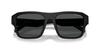 Oakley Sunglasses Matte Black Frame Dark Grey 56mm Men's 0AX4154SU, (Front), Lens,