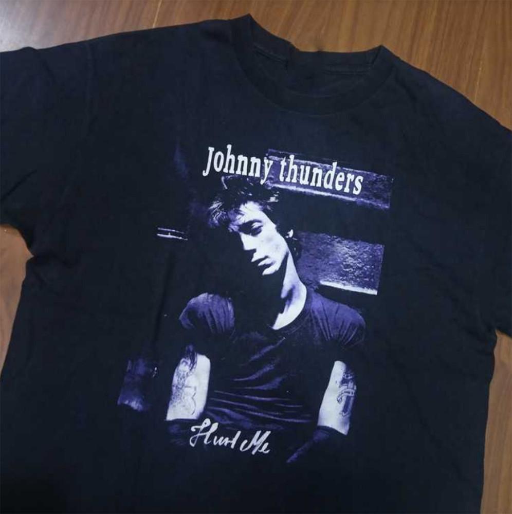 Футболка унисекс Johnny Thunders Band hurt me Live Черная Размер S-4XL II718 - BSS150 XXXL