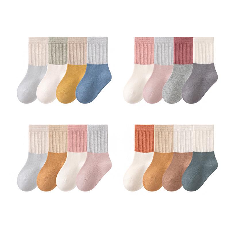 Spring & Autumn Newborn Loose Cuff Baby Socks - Infant Toddler Socks for Boys & Girls, Gentle on Legs