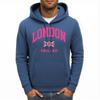 London England Flag Pattern Men Hoody Comfortable Autumn Streetwear Multicolor Fleece Pullovers Oversized Pocket Hoodies
