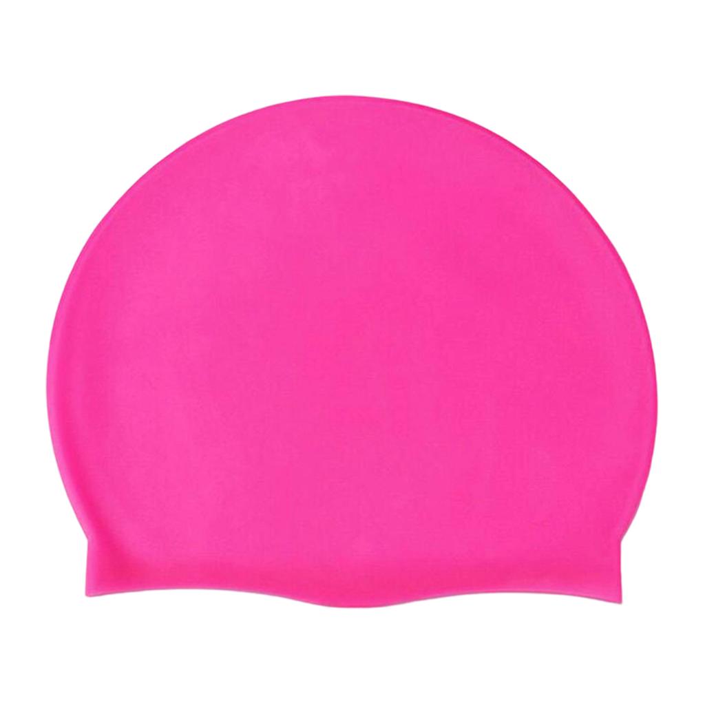 Silicone Swim Cap High Elasticity Waterproof Swimming Hat Ear Protection Comfortable Fit Stretchable Material Durable Design