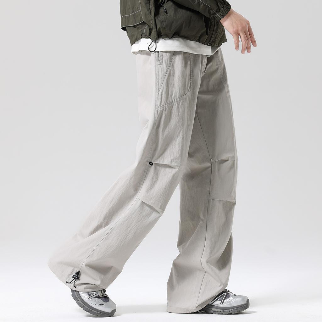 Outdoor Sports Workwear, Paratrooper Pants, Straight Leg Pants, Men's Casual Pants