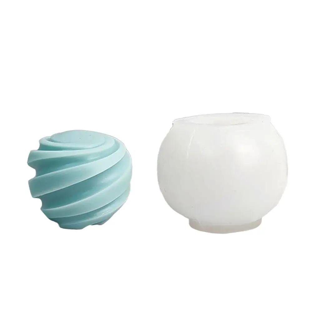 3D Cylinder Candle Mold DIY Silicone Candle Mold Cake Resin Molds 3D Art Wax Candle Making Mould Silicone Handmade Soap Molds