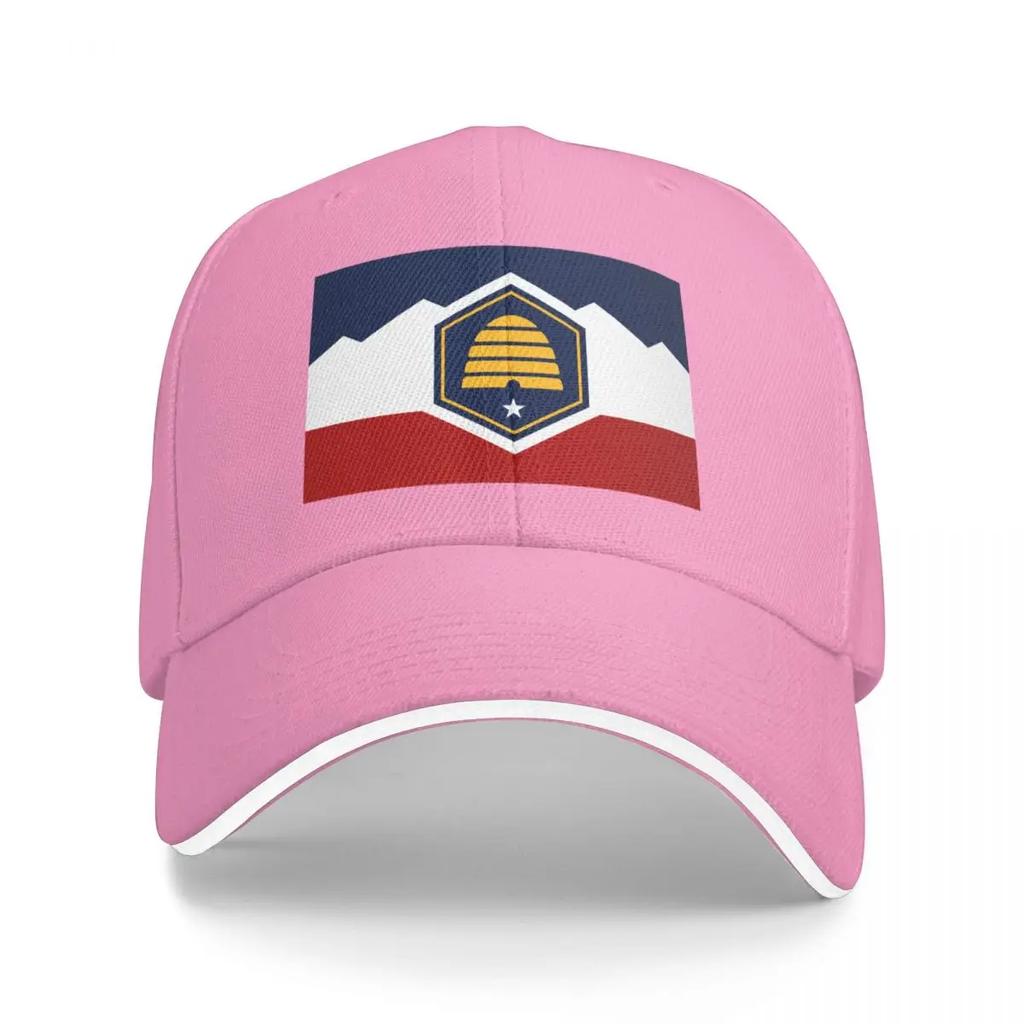 The New Utah State Flag Baseball Cap Sunscreen Big Size Hat Fishing Cap Hats for Unisex Women's Hats 2025 Men's