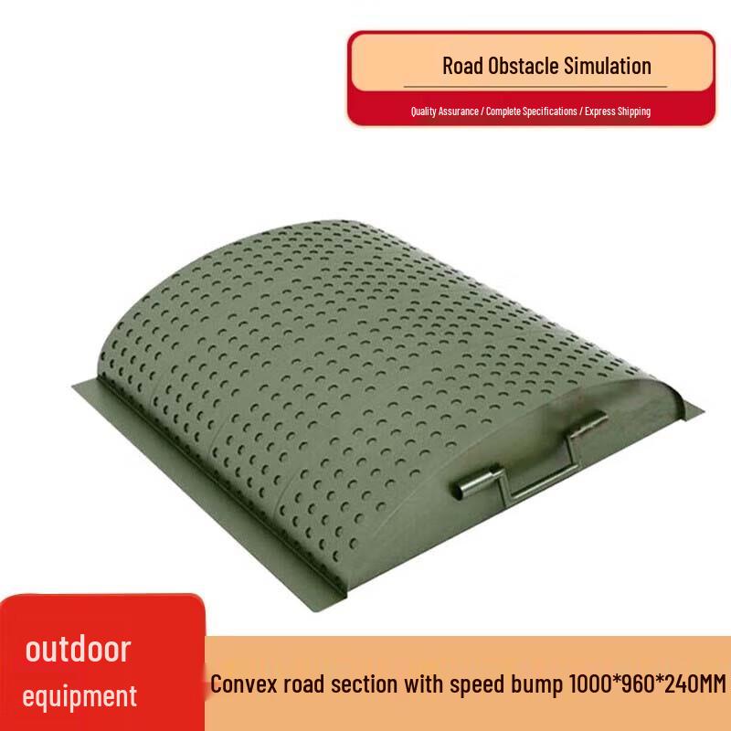 Car Driving Training Convex Road Obstacle