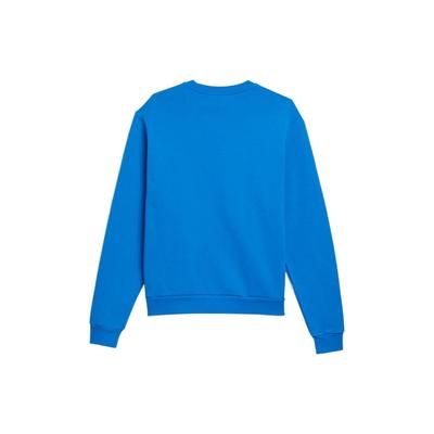 adidas Originals Trefoil Vienspalvis Logotipas Siuvinėtas Apvalia Kaklo Palaidinė Unisex Palaidinė Mėlyna HK9869