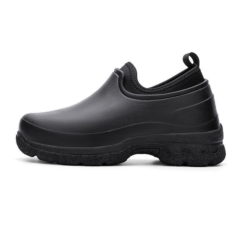 Large Waterproof Non-Slip Work Shoes for Men & Women - Perfect for Restaurants, Car Wash, and Rainy Conditions. Durable, Wear-Resistant Chef Footwear.