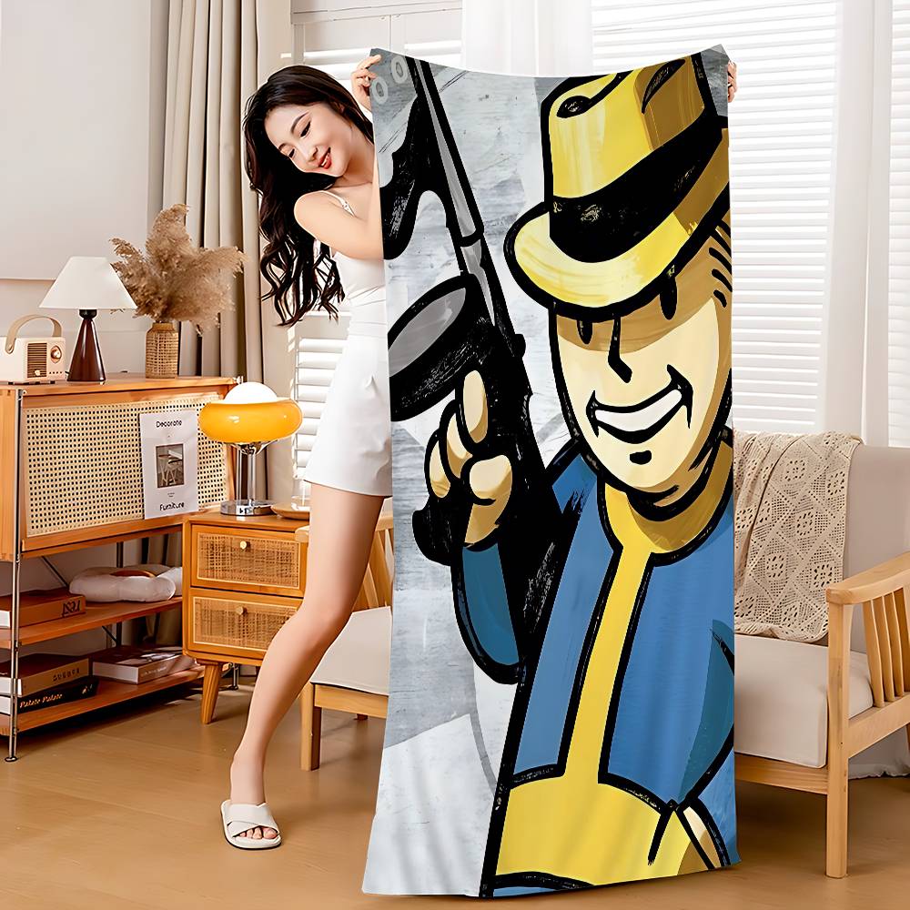 F-Fallout Big Microfiber Beach Towels Quick Dry Towel Sand Beach Towels Pool Towel For Travel Swim Pool Yoga