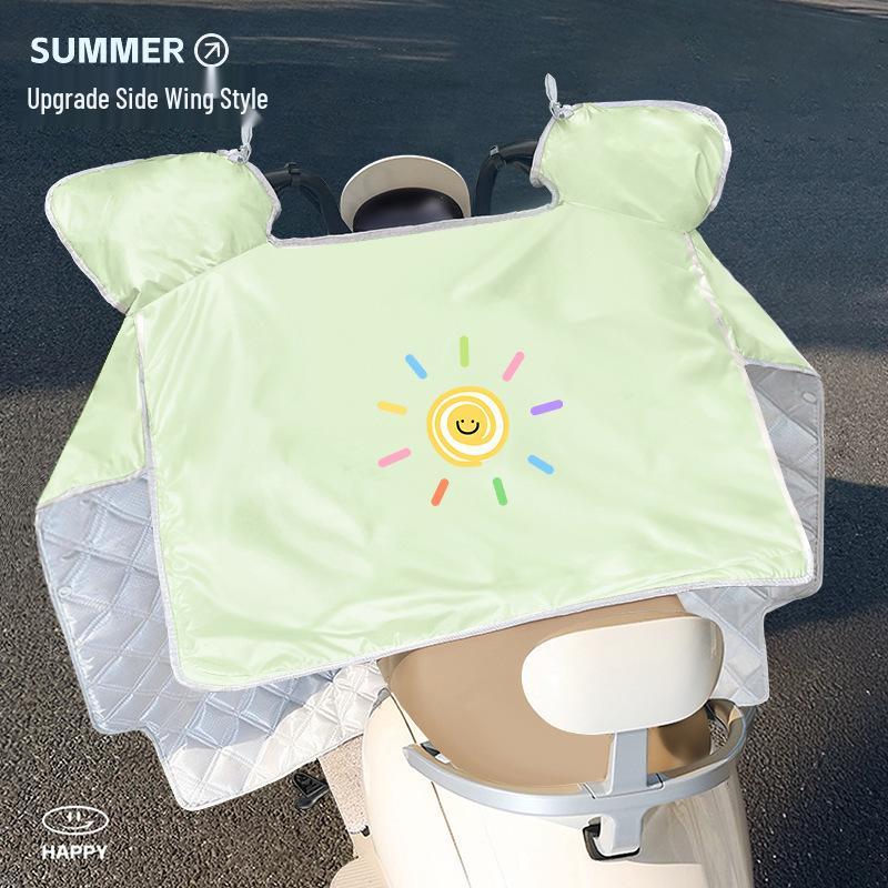Electric Car & Motorcycle Windshield Sunshade – Summer Thin Waterproof UV Shield for All Seasons