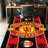Tappeto con Fantasia Manchester United F.C., Tappetino da Interno/Esterno, per Picnic, Sala Giochi, Camera da Letto, Ufficio, Soggiorno, Tappeto Decorativo per la Casa, Regalo di Compleanno