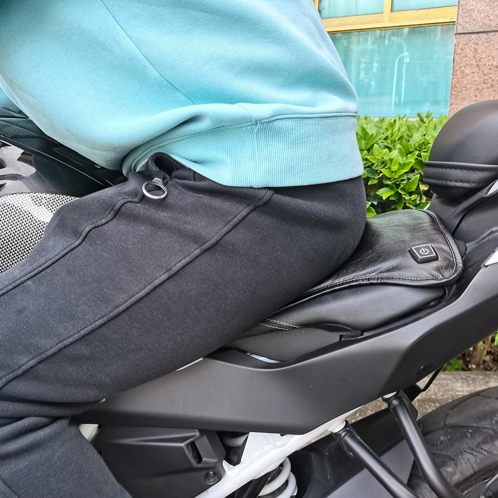 Motorbike Seat Cushion Electric Heating Pad 3 Gear Intelligent Temperature Control Waterproof Antislip for Winter Warmer