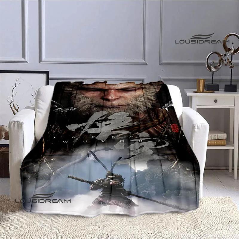 3D game Black Myth: WuKong Printed blankets Warm Flannel blankets Soft and comfortable blanket bed linings Birthday Gift