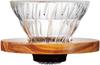 Hario V60 Heat Resistant Glass Coffee Dripper Olive Wood 01 For 1 2 Cups Vdgr 01
