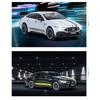 1/24 Mercedes Benz AMG GT63 Sports Car Simulation Diecast Metal Alloy Model Car Sound Light Pull Back Collection Kids Toy Gift
