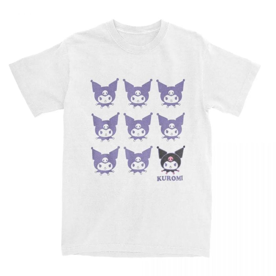 

Kuromi Real Humor T Shirt Casual Versatile Streetwear Men Women Short Sleeve Amusing Cotton Harajuku Funny Oversized Unisex Tops 3XL