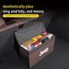 Car Trunk Organizing And Storage Box For Jeep Cherokee Compass Patriot Renegade Trail-Hawk Wrangler JK TJ SRT Auto Accessories