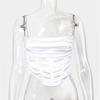 Diamond Chain Sling Female Slim Solid Color Corset Sexy Sleeveless Vest Top Female In Europe and America