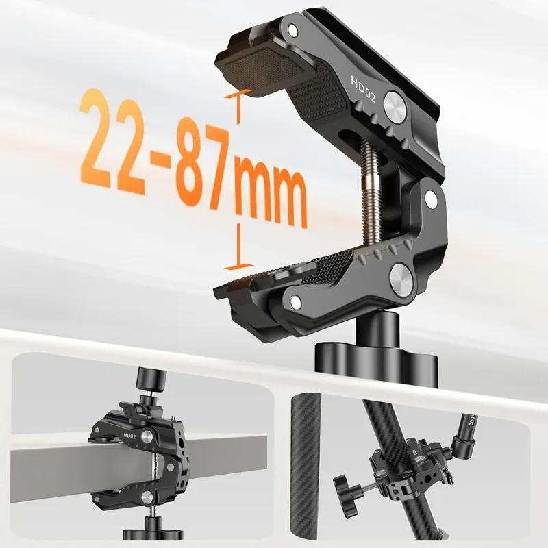 Ulanzi HD02 10 inch Magic Arm Kit with Super Clamp 1/4" Screw 360° Adjustable Ball Head Monitor Mount Camera Mount Holder