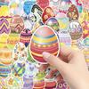 100Pcs Easter Eggs Cartoon Stickers Waterproof Vinyl Decals, Cute Aesthetic Doodle Stickers for Guitar Laptop Tablet DIY Decoration