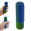 3D Printed Spiky Fidget Toy with Ball Chain, Stress Relief Gripper Sensory Toy with Spinner & Clicker, Portable Travel Massage Stick Pain Stimming