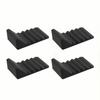 4 Pcs Silicone Trash Can Wall Protector Heavy Duty Trash Can Bumper  Floor Protection
