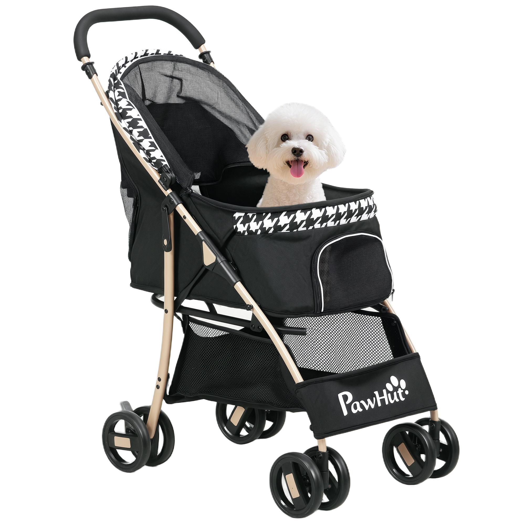 Pet Stroller with 2 Doors Mesh