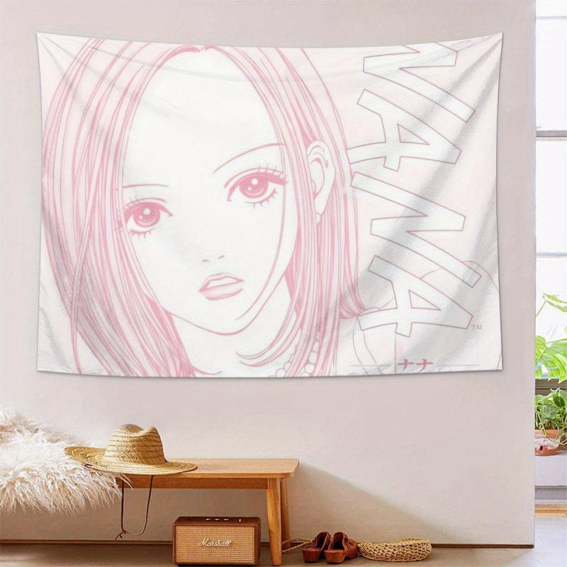 VIKAMA NANA Komatsu Tapestry Anime Japanese Girl Room Decoration Style Home Atmosphere Wall Hanging Art