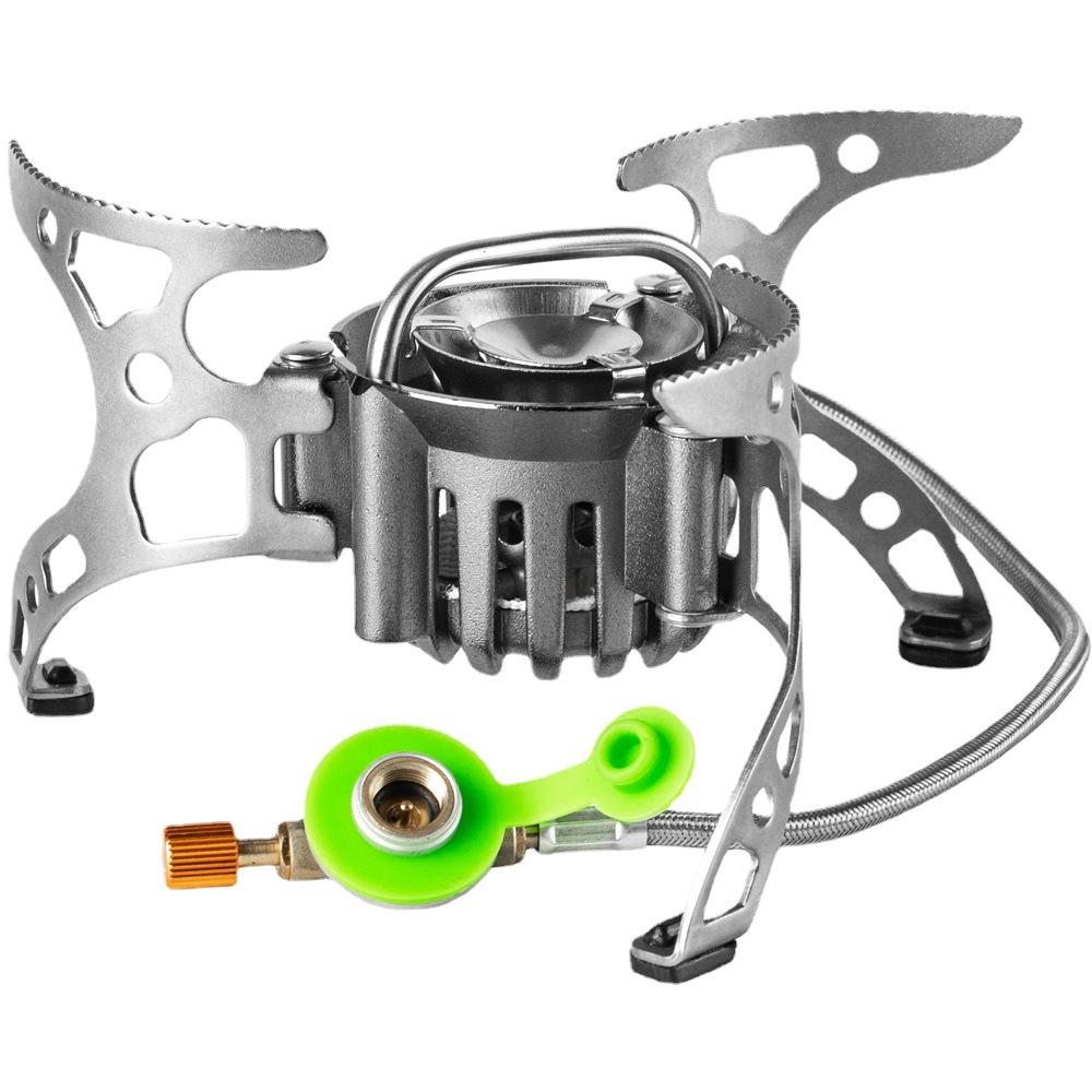 BRS-8A Outdoor Portable Split Oil Furnace High Altitude Hiking Camping Stove Oil and Gas Dual Purpose Furnace