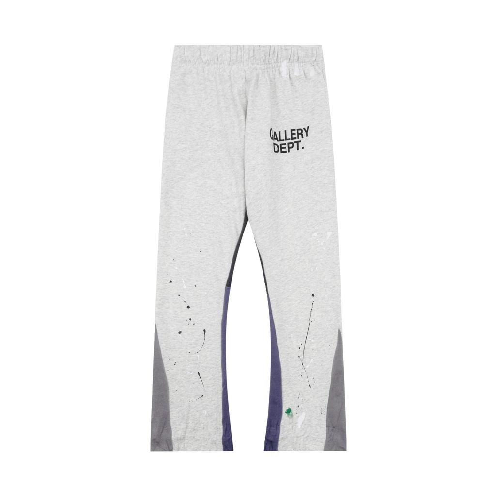 GALLERY DEPT Men's Classic Hand-Painted Splatter Graffiti Cotton Sweatpants