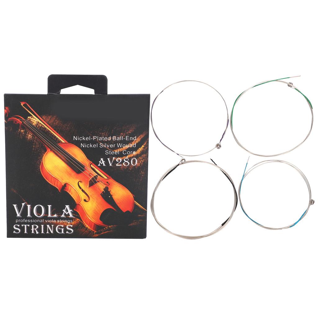4 Pcs Set Universal Full Set Professional Viola Strings E A D G for 14 16  Violas